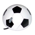 Plastic Soccer Ball USB Computer Mouse (3.46")